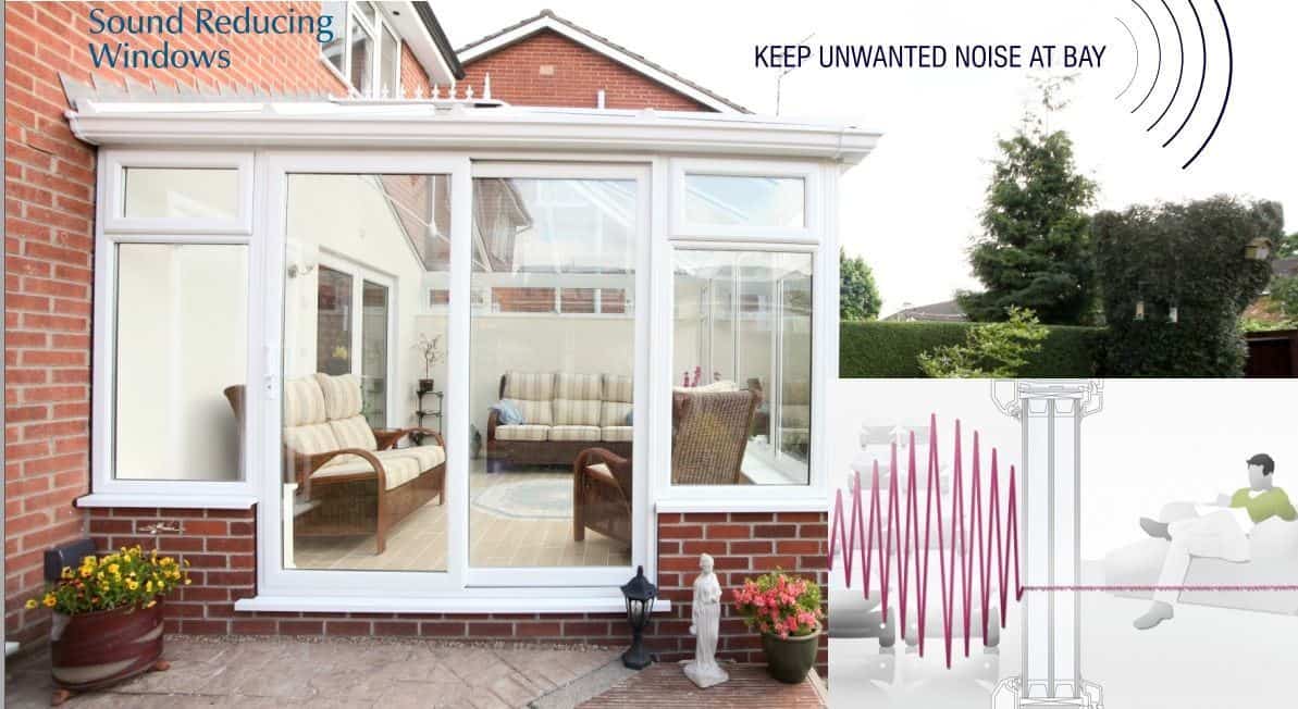 excellent noise insulation with Double Glazed uPVC Windows instead of aluminium windows