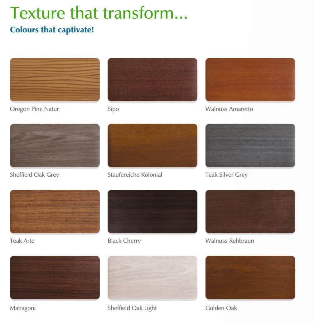 upvc Windows Colur Options Laminates Textures